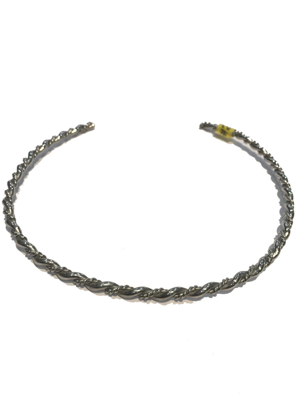 Cuff Necklace Stainless Steel Triple Twist