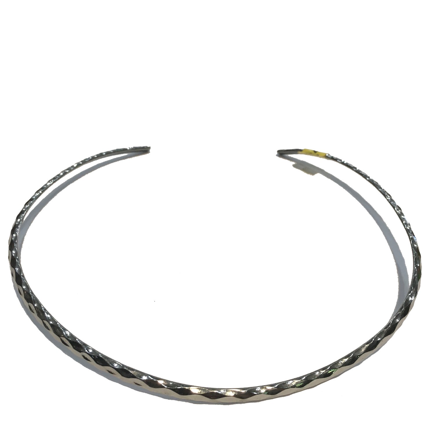 SLIDE CHOKER TRIPLE DIAMOND STYLE STAINLESS STEEL 4 MM WIDE 16-1/2