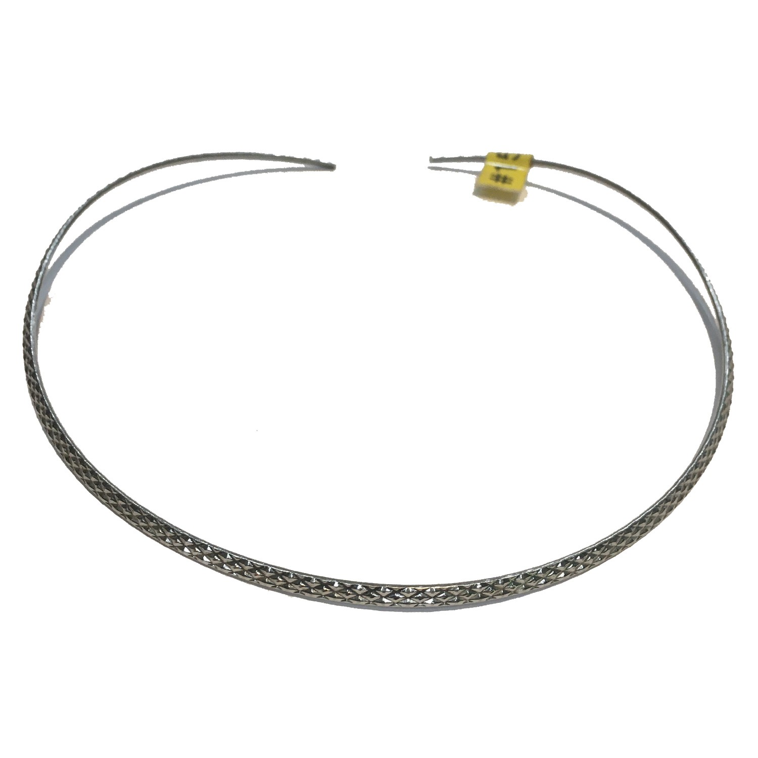 SLIDE CHOKER MINI TRIPE DIAMOND DESIGN STAINLESS STEEL 1/8