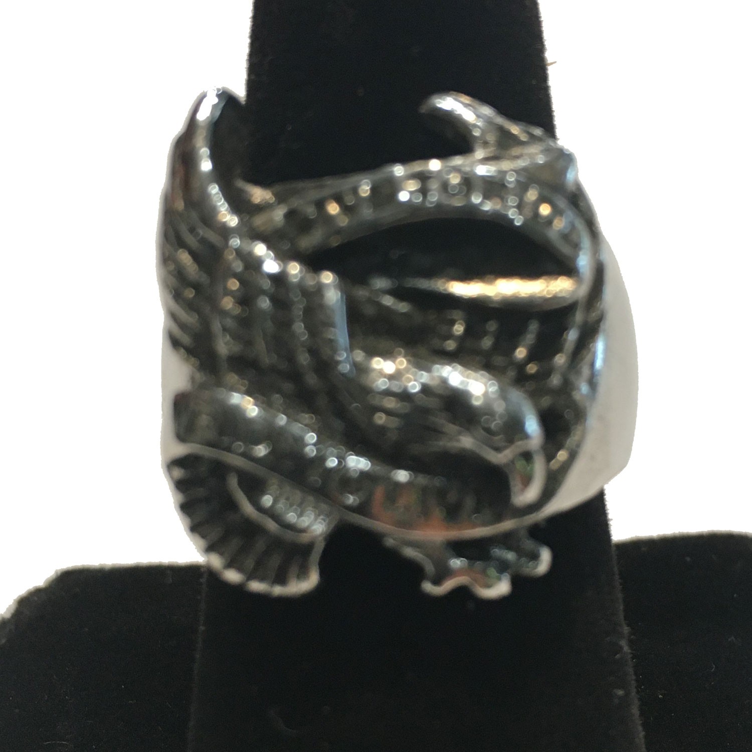 LIVE TO RIDE, RIDE TO LIVE RING SILVER STAINLESS STEEL